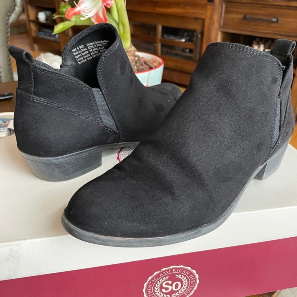 Sonoma suede booties